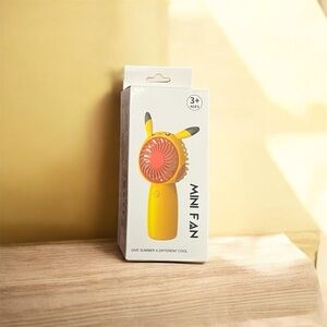 Yellow Mini Fan with Ears